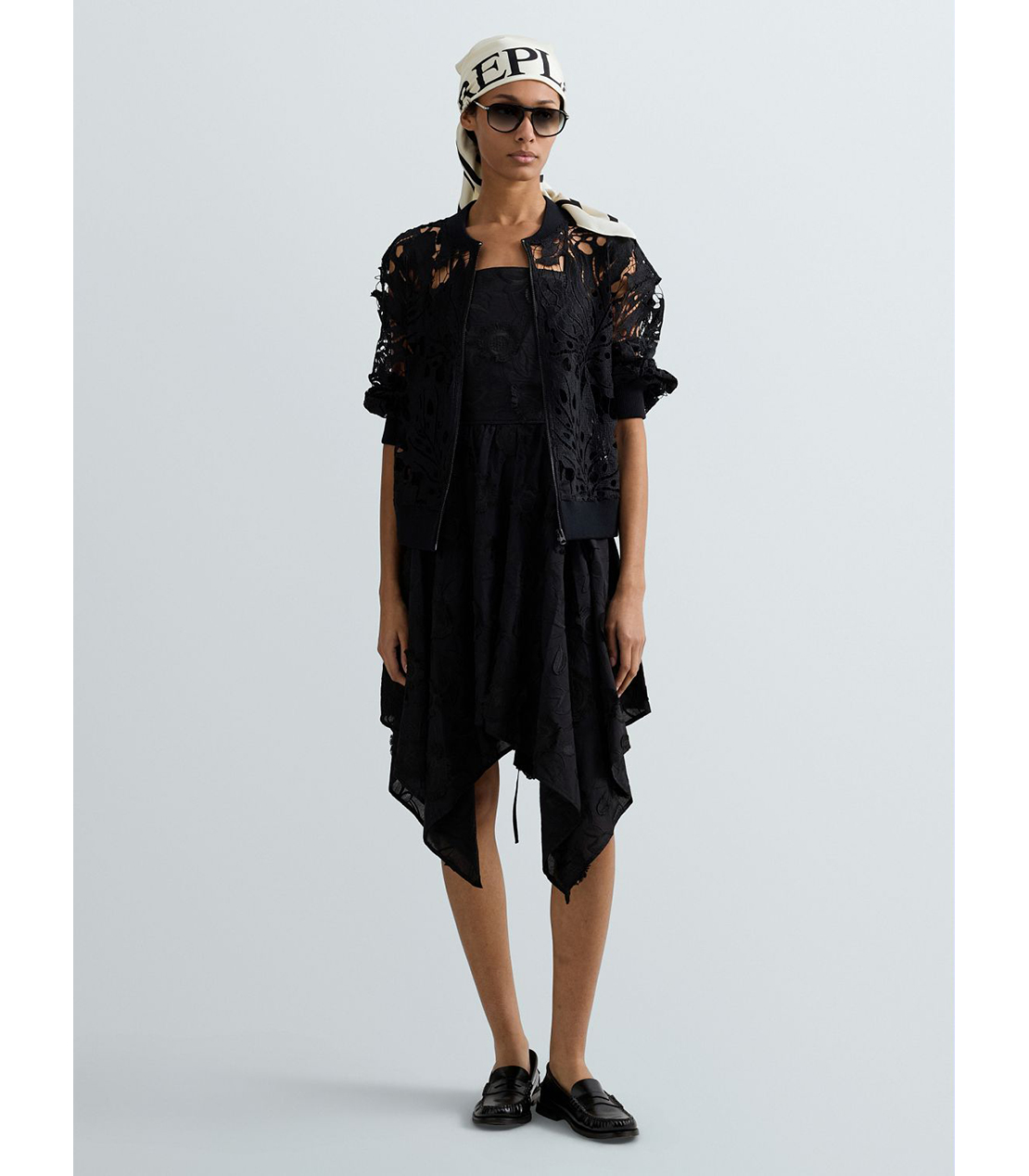 オープンレースジップトップ 詳細画像 ブラック 2